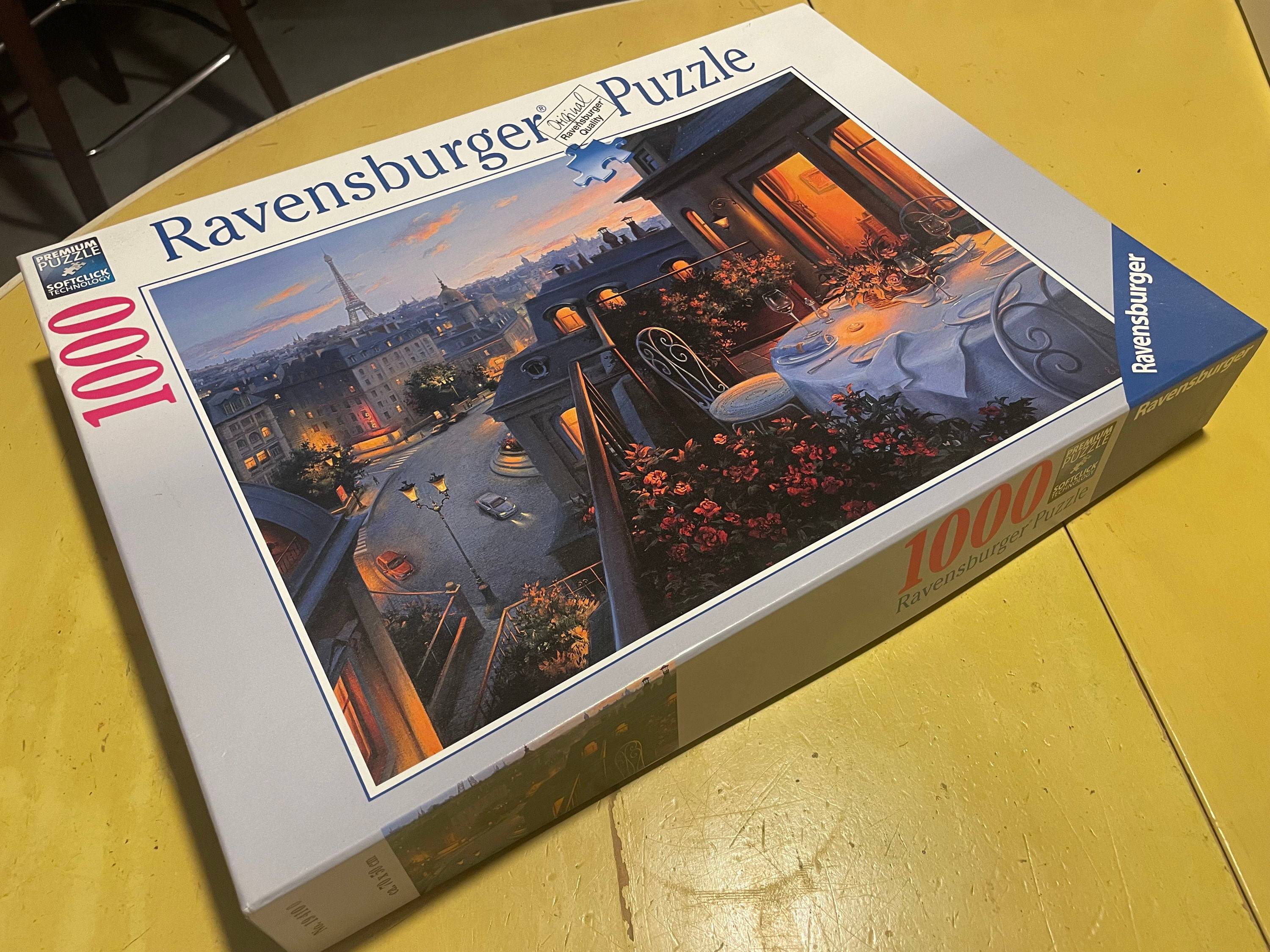 Puzzle Ravensburger 1000pièces Ref 194100 Balcon parisien