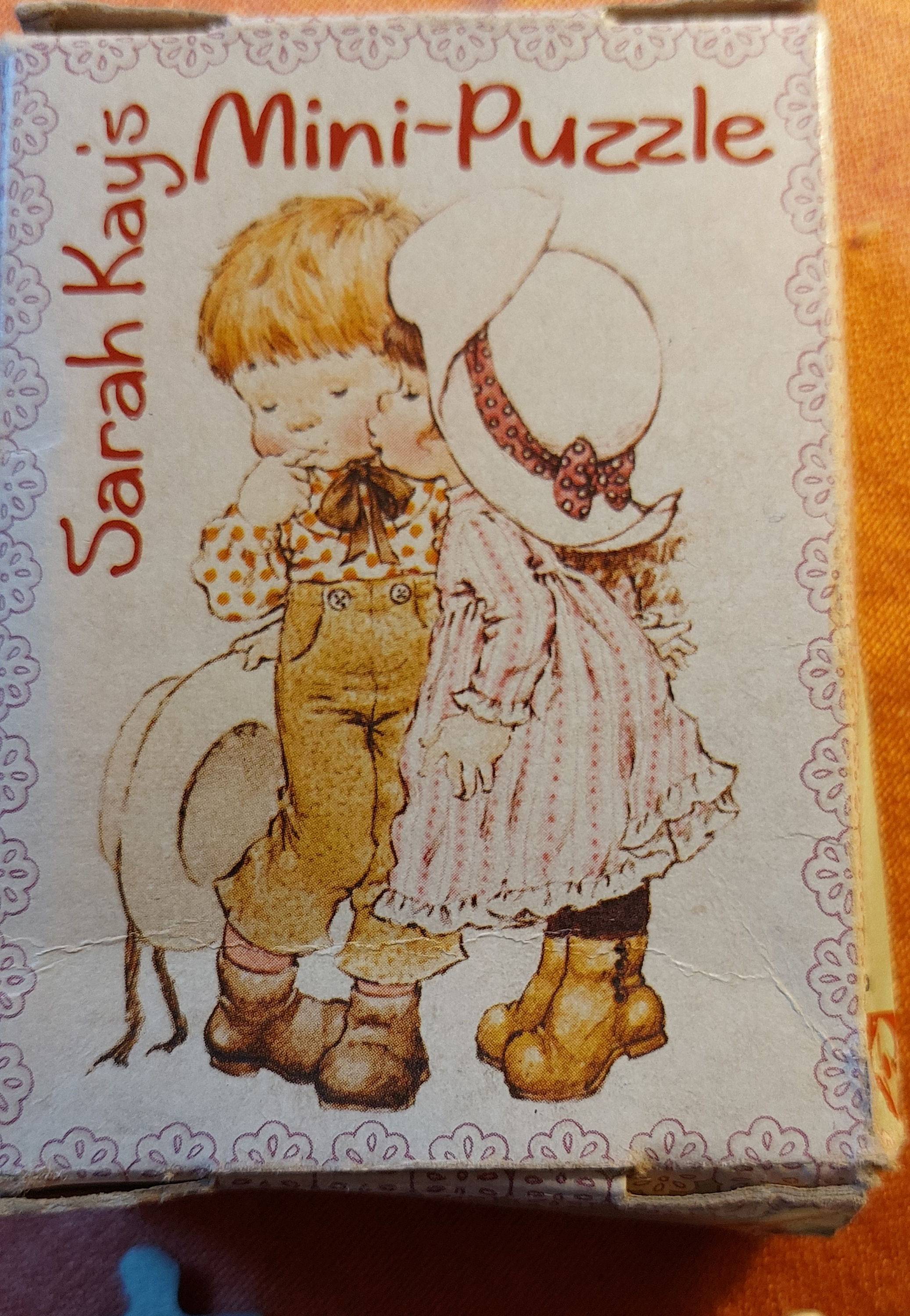 Vends mini-puzzle Sarah Kays vintage 54 pièces marque FX Schmid
