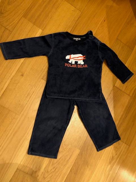 Vends pyjama ours polaire Okaïdi - Taille 2 ans