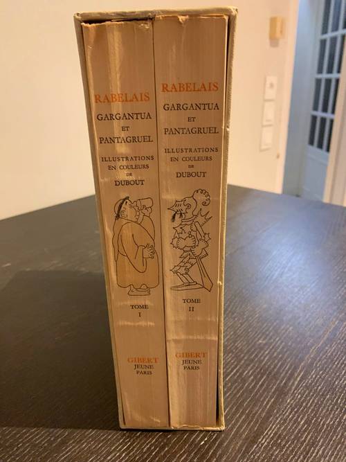 Rabelais / Gargantua et Pantagruel / illustrations de Dubout / 2 tomes / 1957