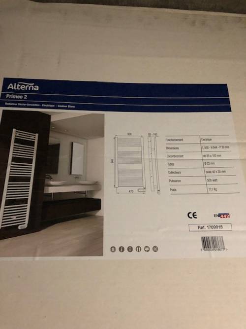 Radiateur Alterna Priméo 2, sèche-serviettes électrique