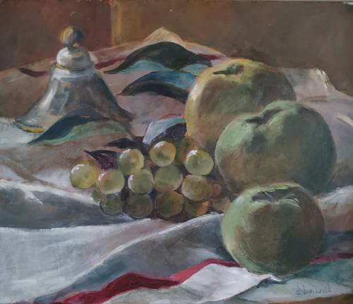 Raisin et pommes