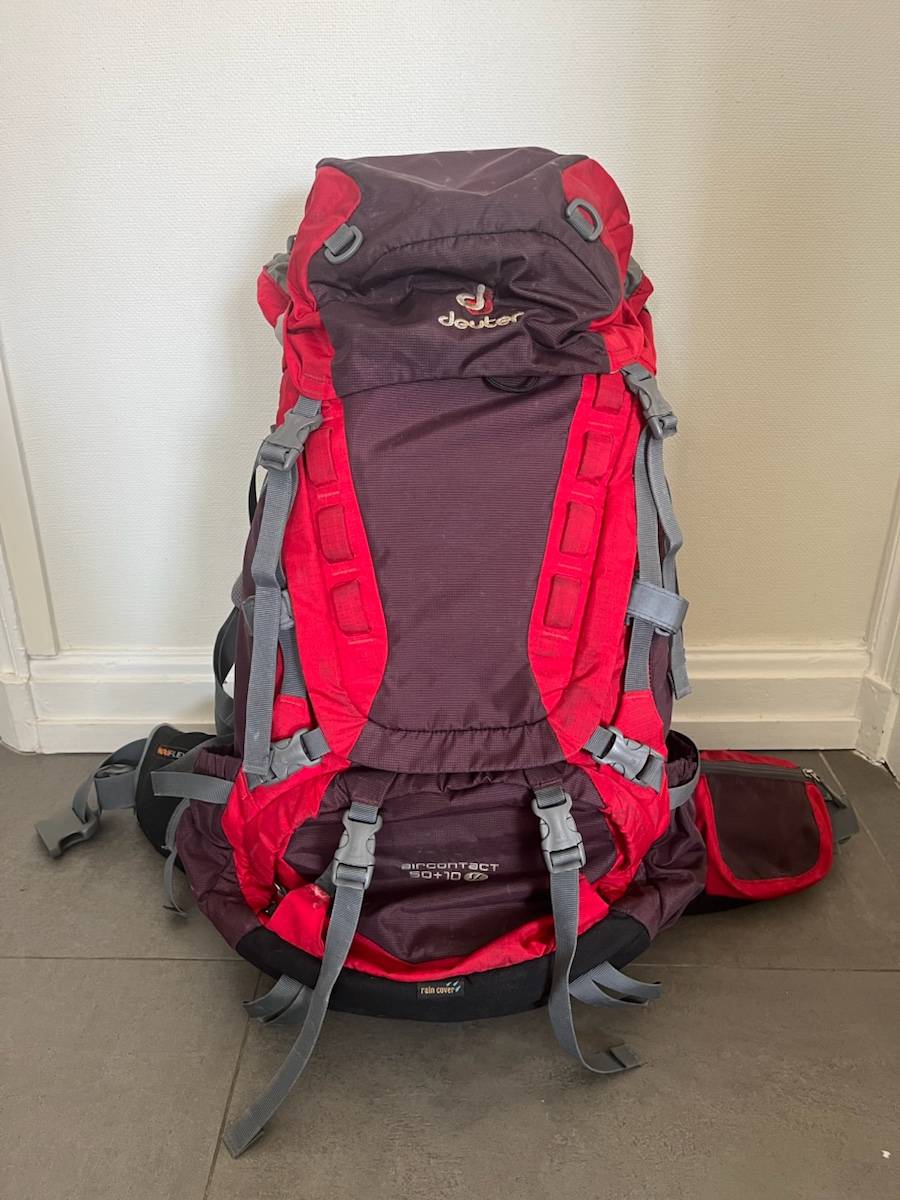 Sac randonnée femme Deuter 50+10