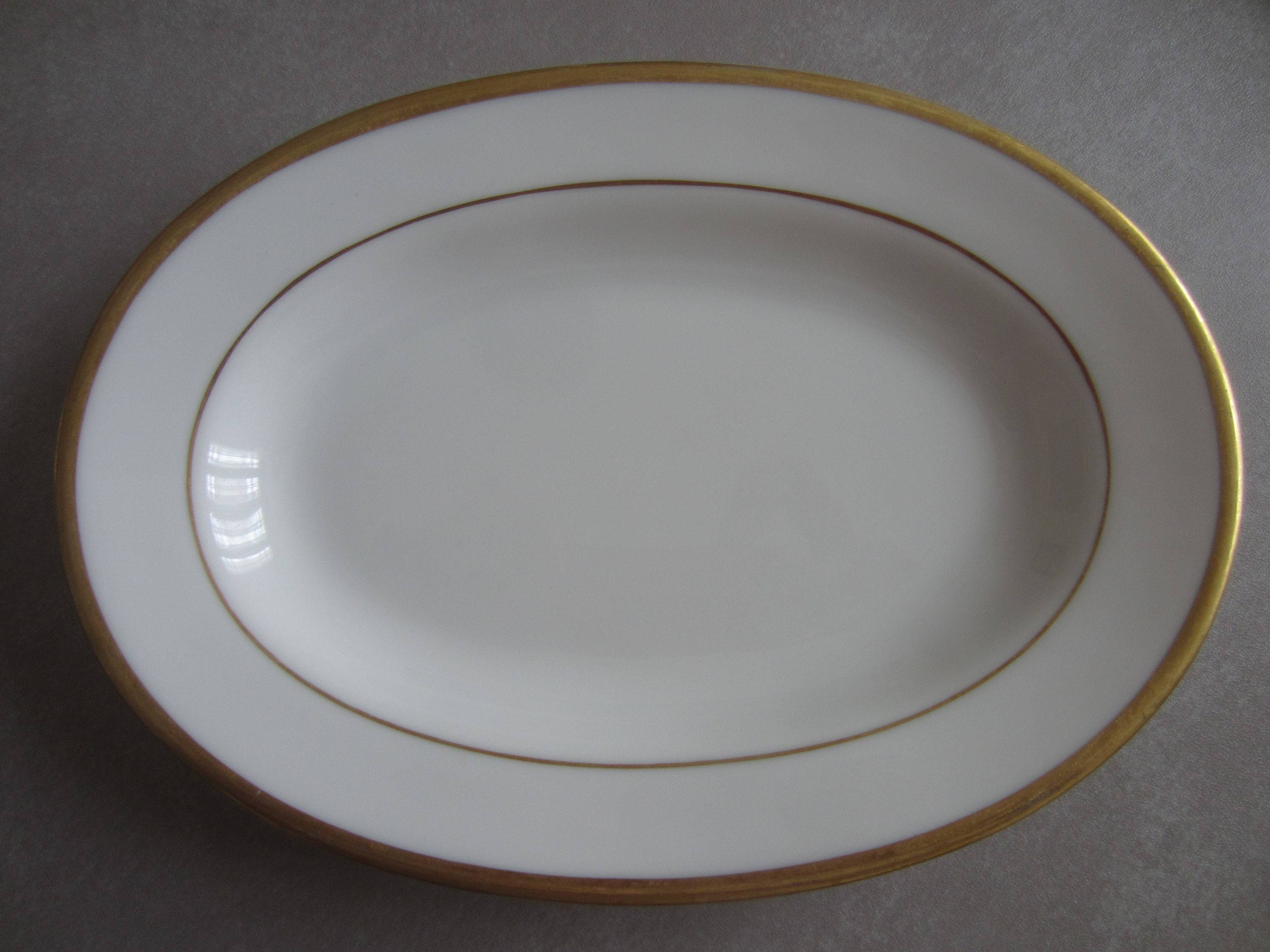 Ravier en porcelaine Guy Degrenne