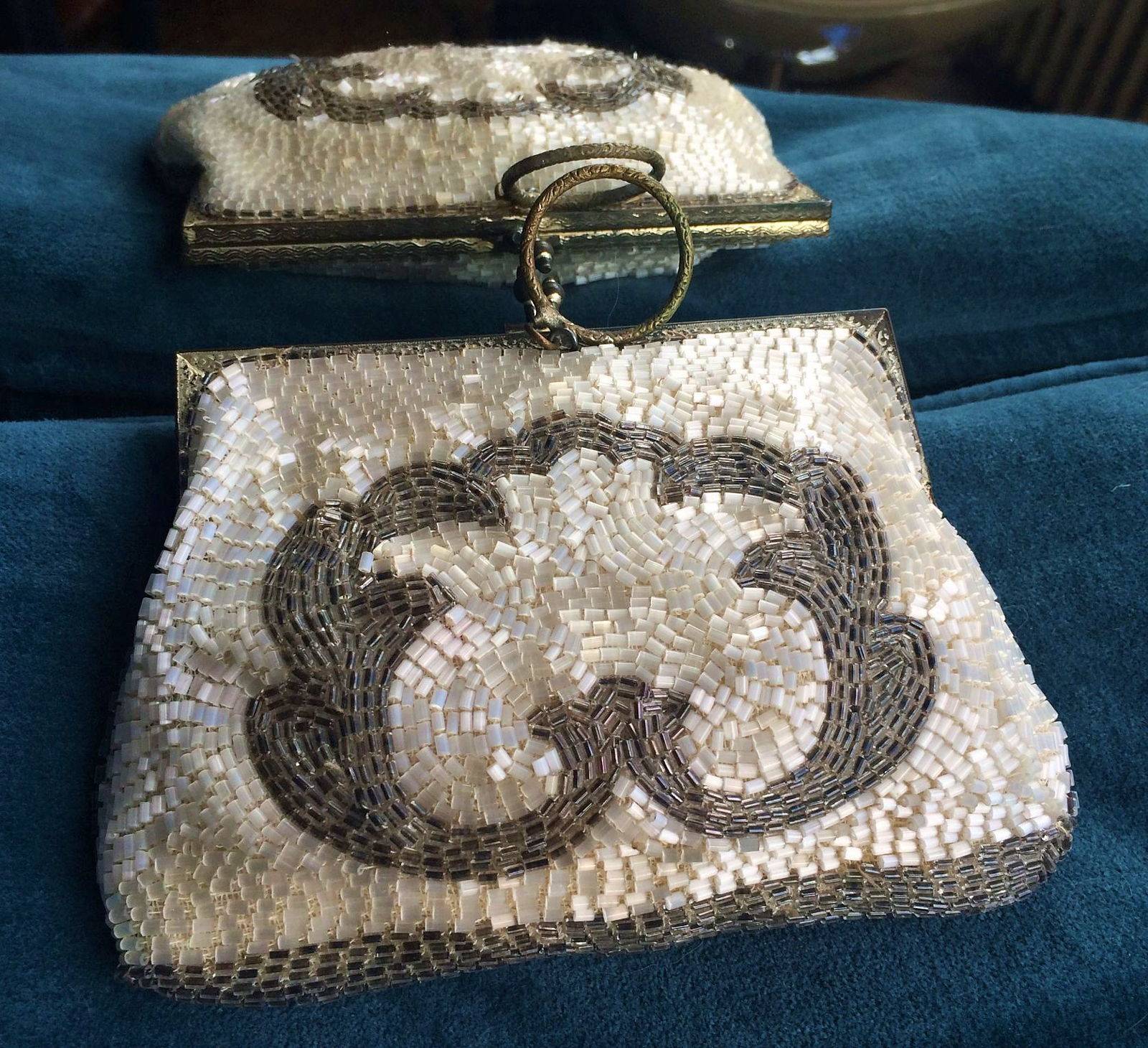Ravissant petit sac de bal Art Nouveau