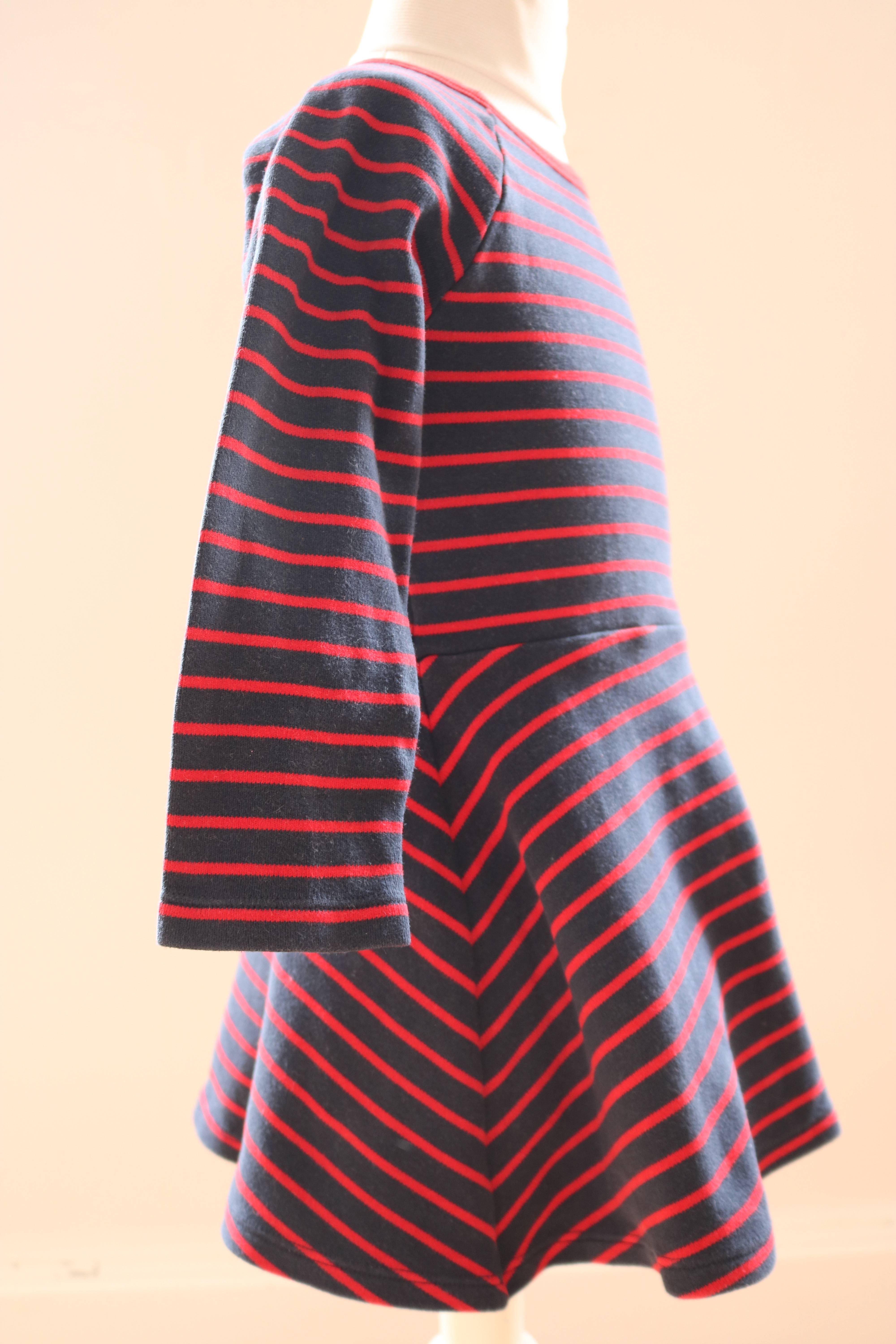 Robe rayée Petit Bateau - Taille 5 ans