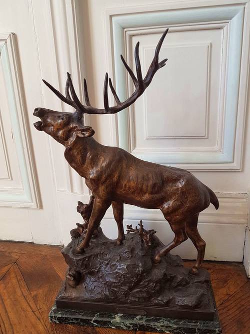 Cerf en régule (Lecourtier)