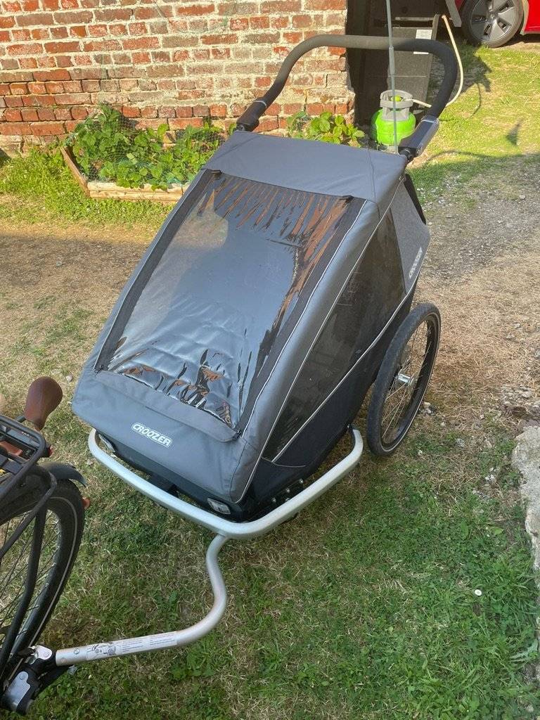 Adaptateur Remorque Vélo Croozer (jusqu'à 2015) - Connexion Carrée Universelle En Acier Inoxydable