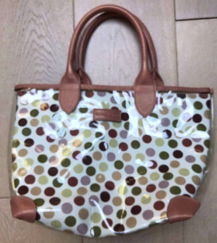 Vends sac Renouard transparent et cuir