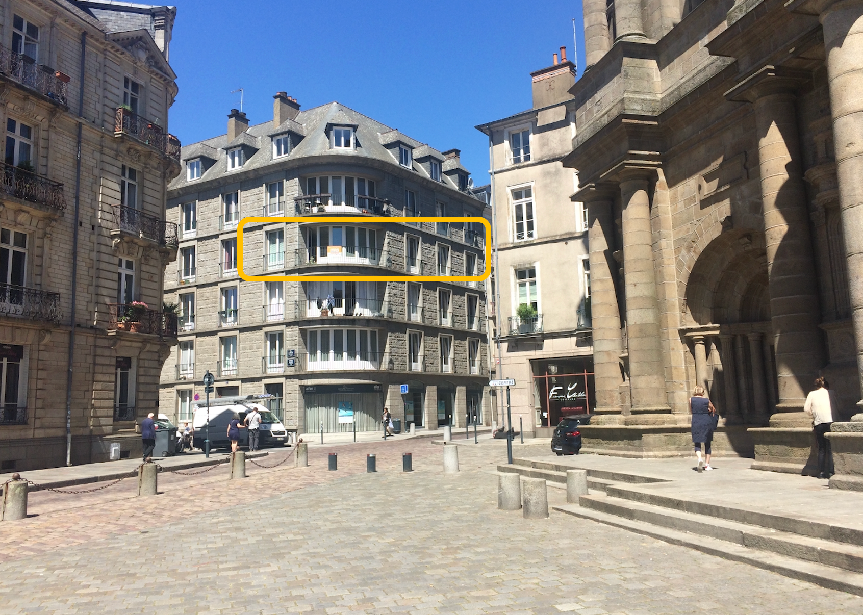 Loue chambres en colocation - appartement 105m² - hyper centre Rennes