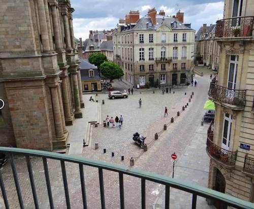 Loue chambres en colocation - appartement 105m² - hyper centre Rennes