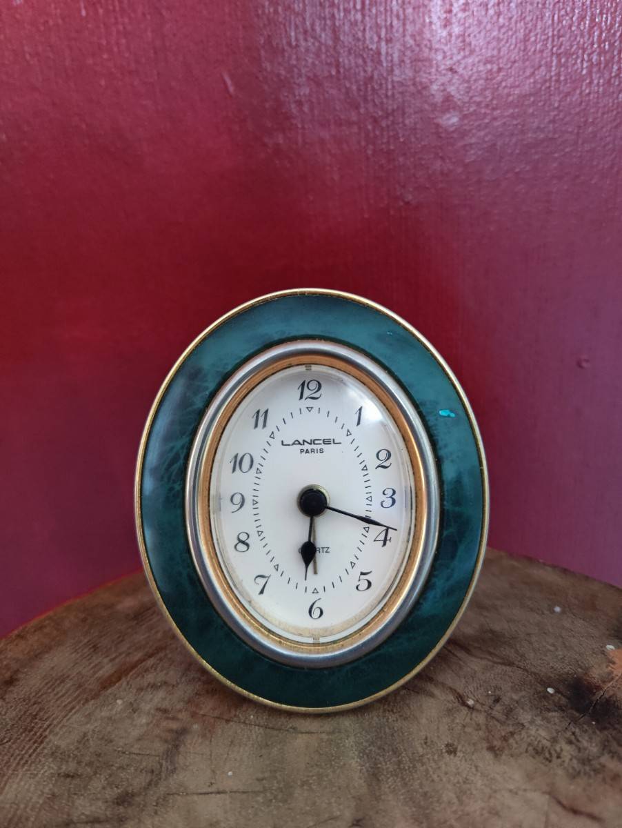 Réveil horloge de voyage vintage année 1965 Lancel