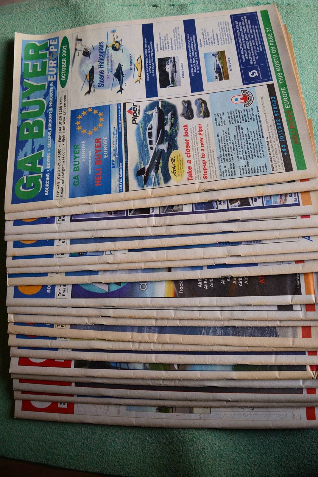 19 revues aviation anciennes GA Buyer Europe