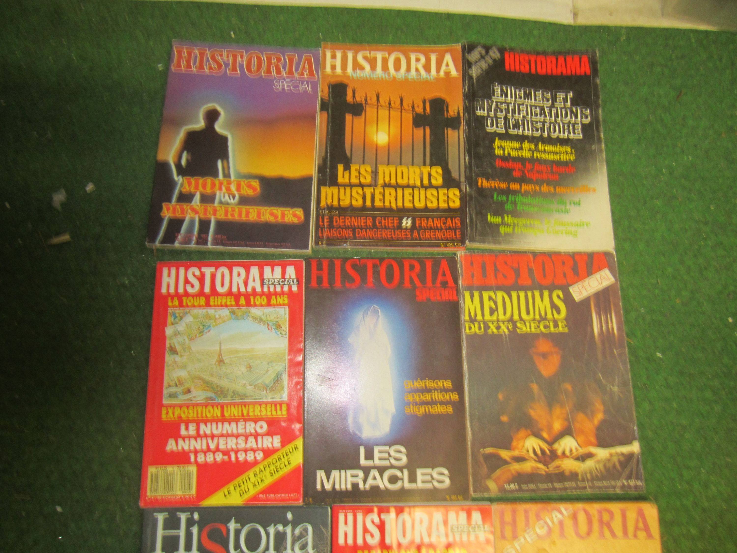 Vends revues Historia anciennes