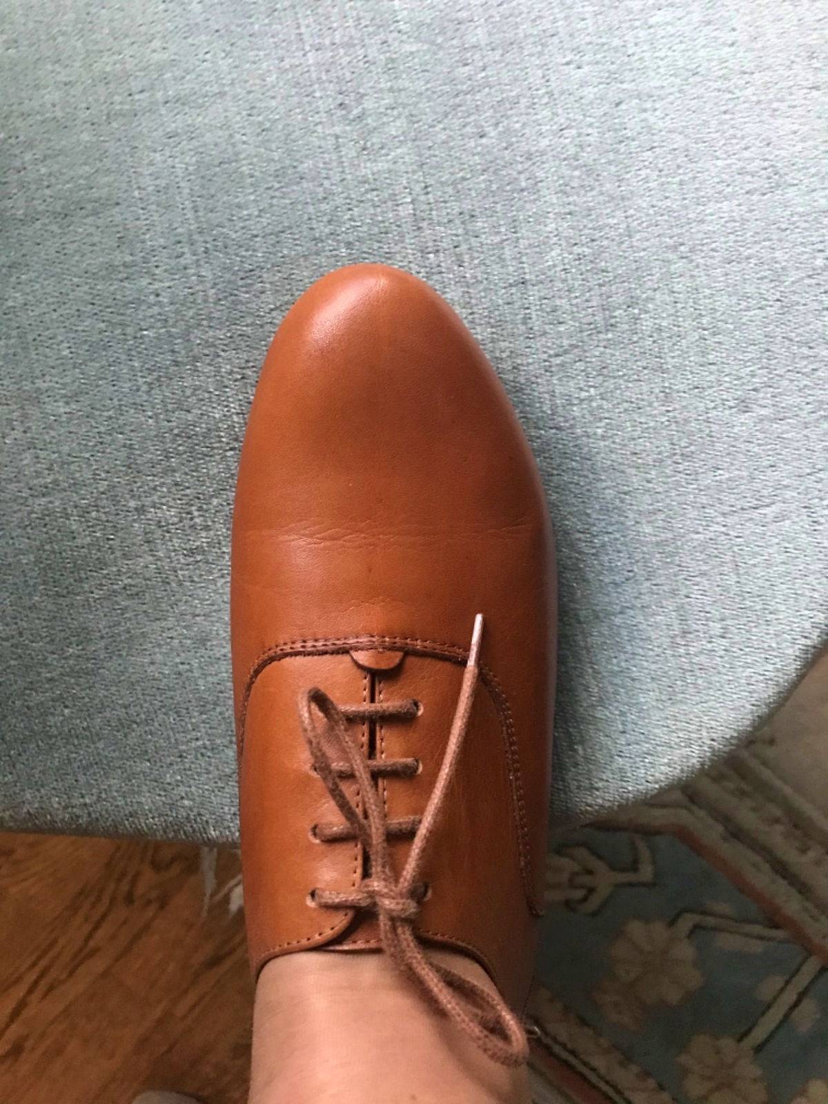 Richelieux camel taille 40, à peine portés