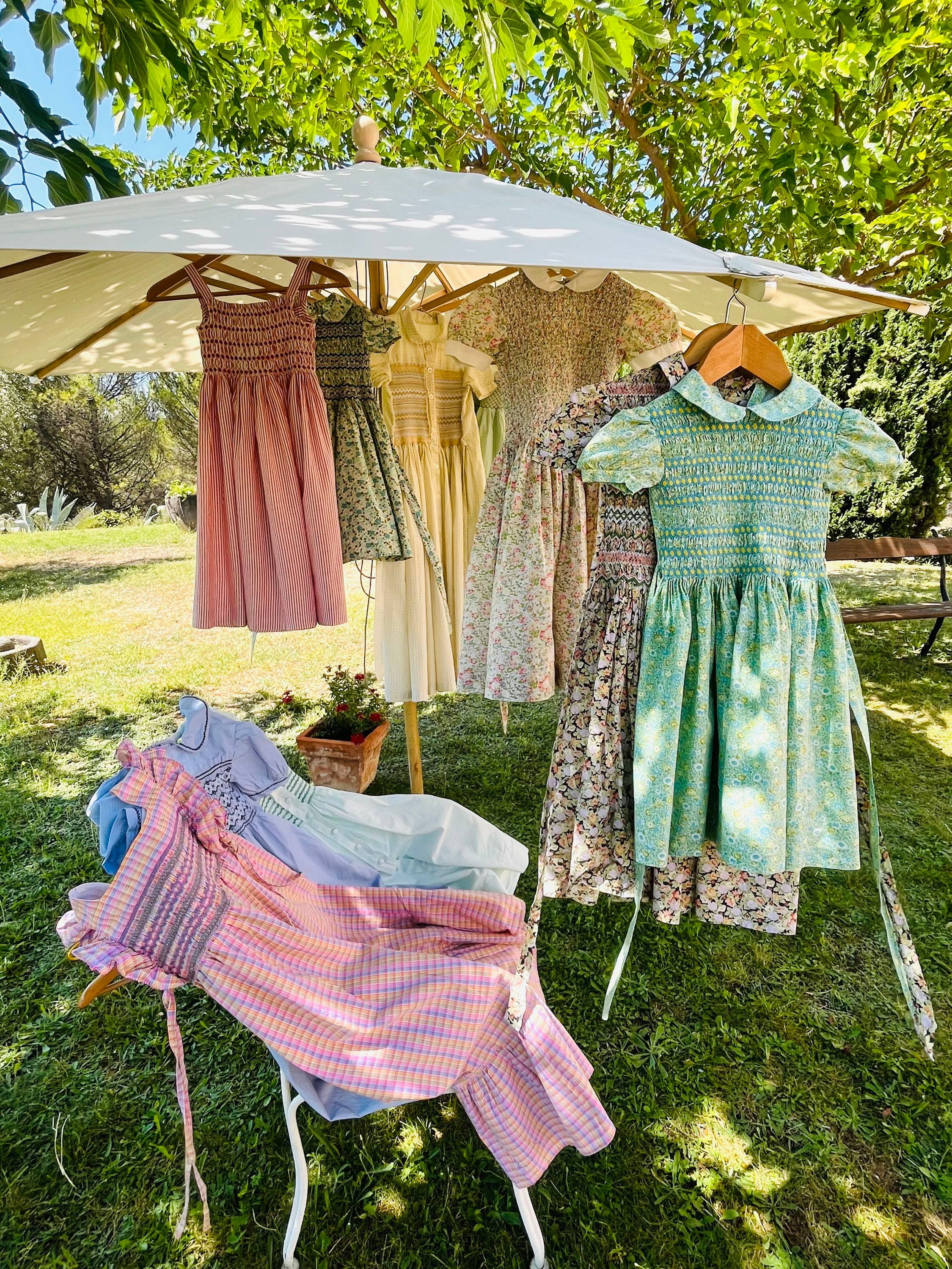 Vends robes à smocks - Taille 5 ans