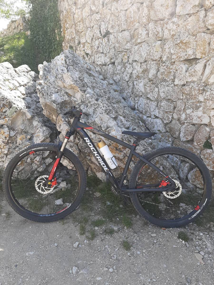 VTT ROCKRIDER ST 540 Bleu - Homme - Taille Cadre 44cm (XXS) - Pédales Shimano - Neuf