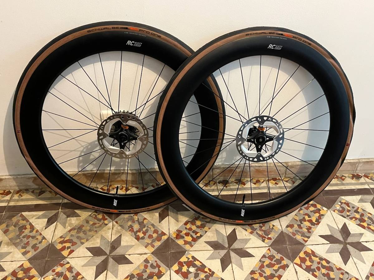 Roues vélos carbones