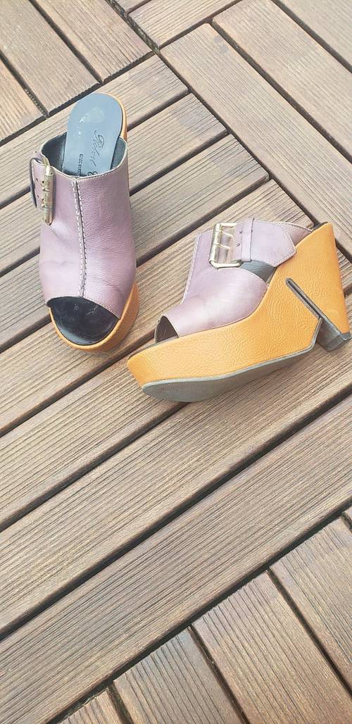 Sabot Clergerie cuir pointure 35 peu porté