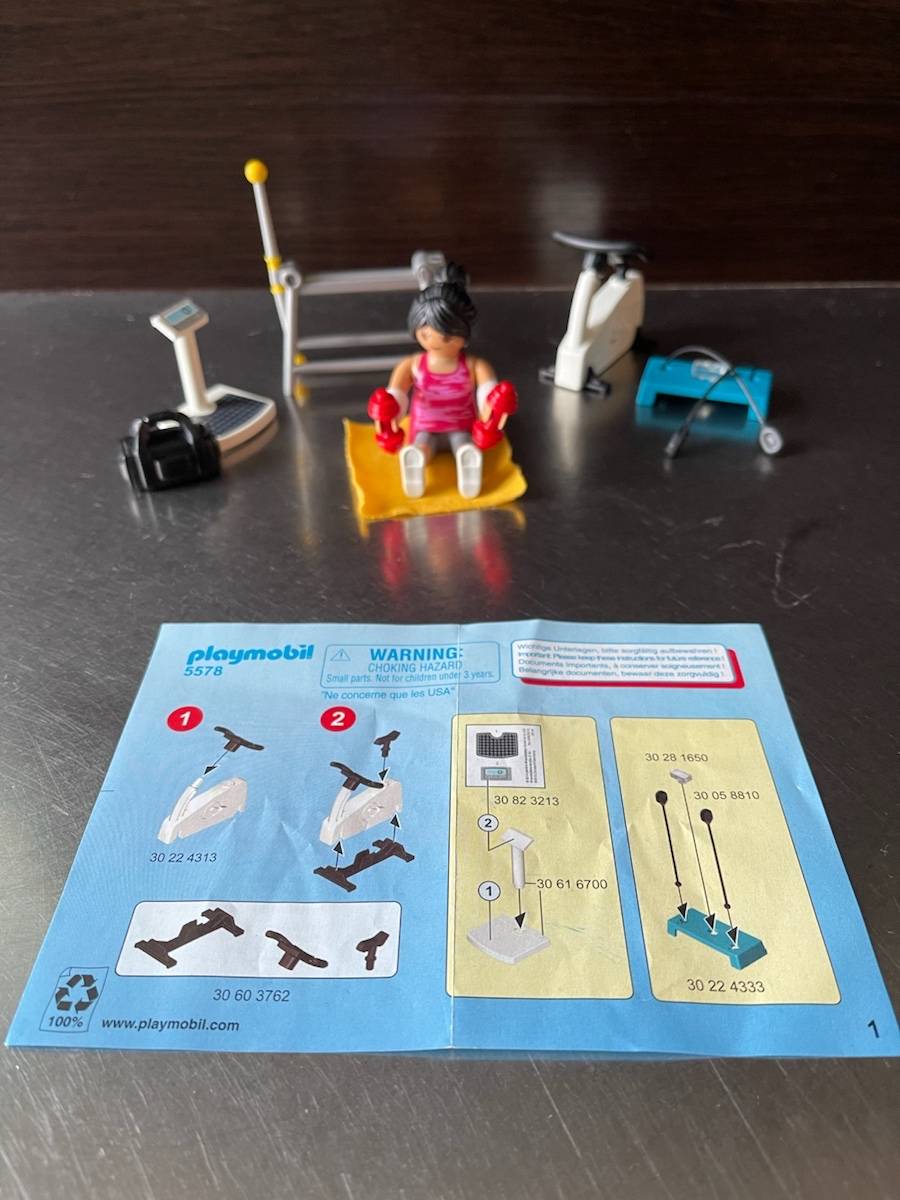 Vends salle de sport Playmobil