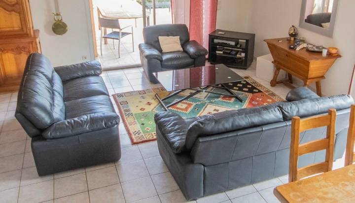 Salon en cuir