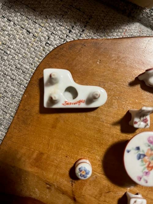 Vends salon miniature porcelaine de Limoges