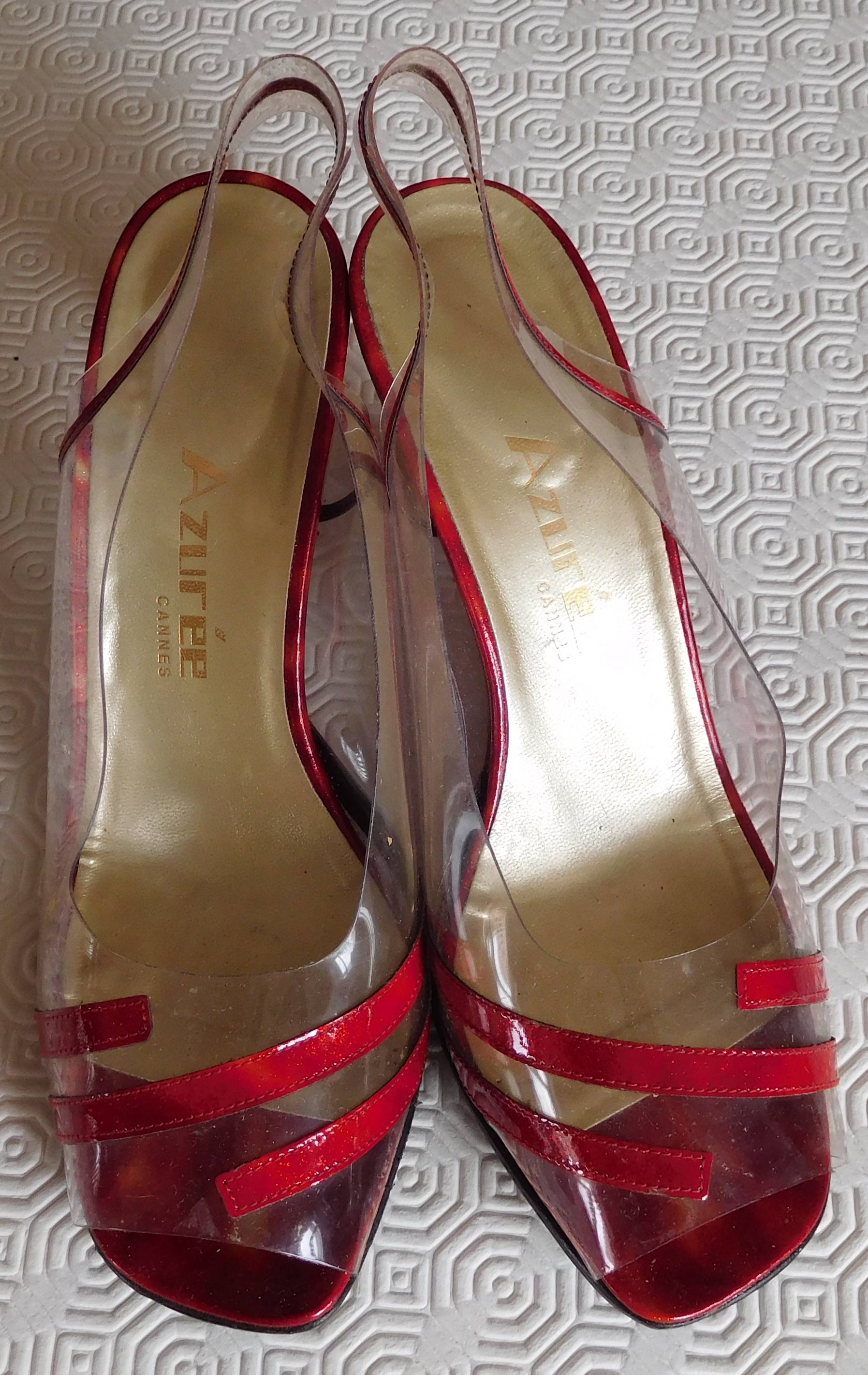 Sandales / nu-pieds (rouge) Pointure 39