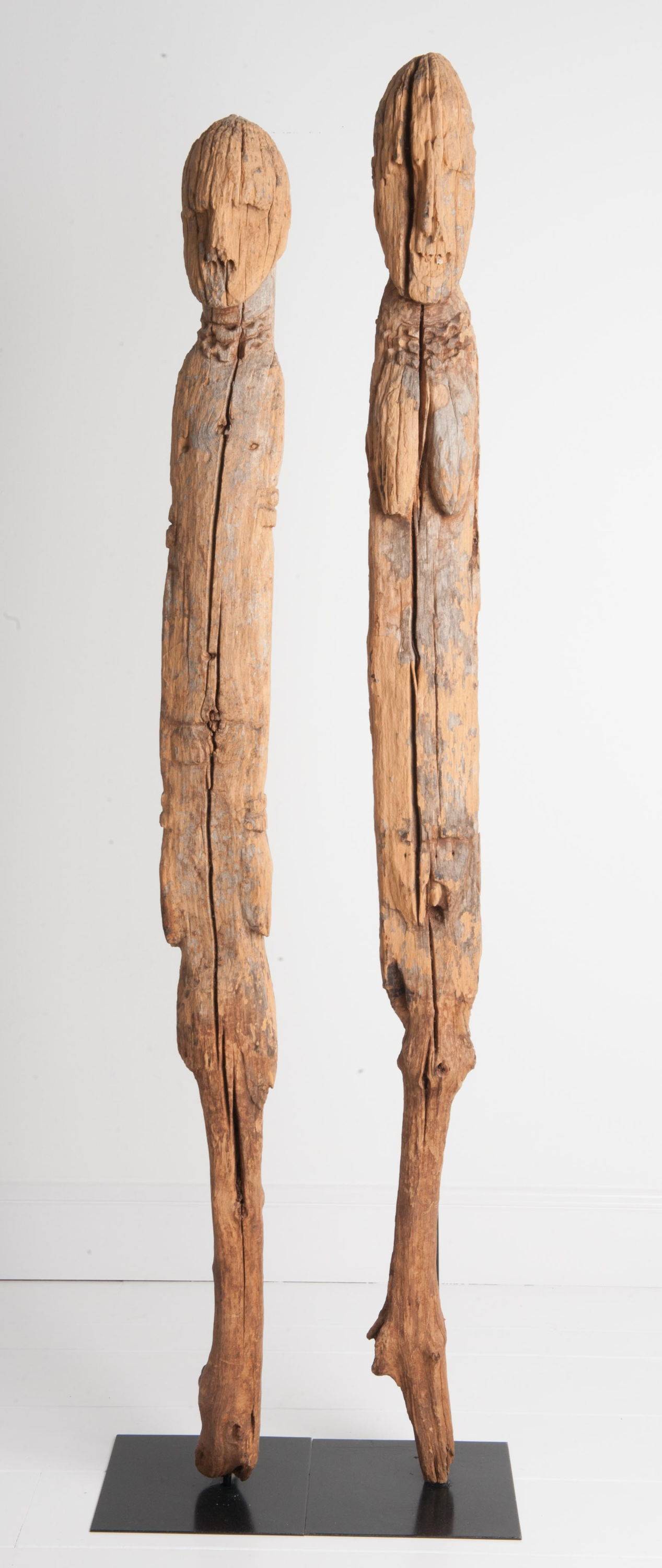 Vends paire de sculptures africaines en bois