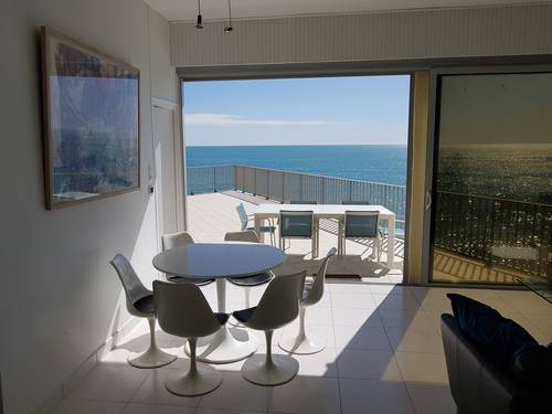 Loue appartement front de mer 62m² terrasse panoramique - 3 a 4 couchages - Sète (34)