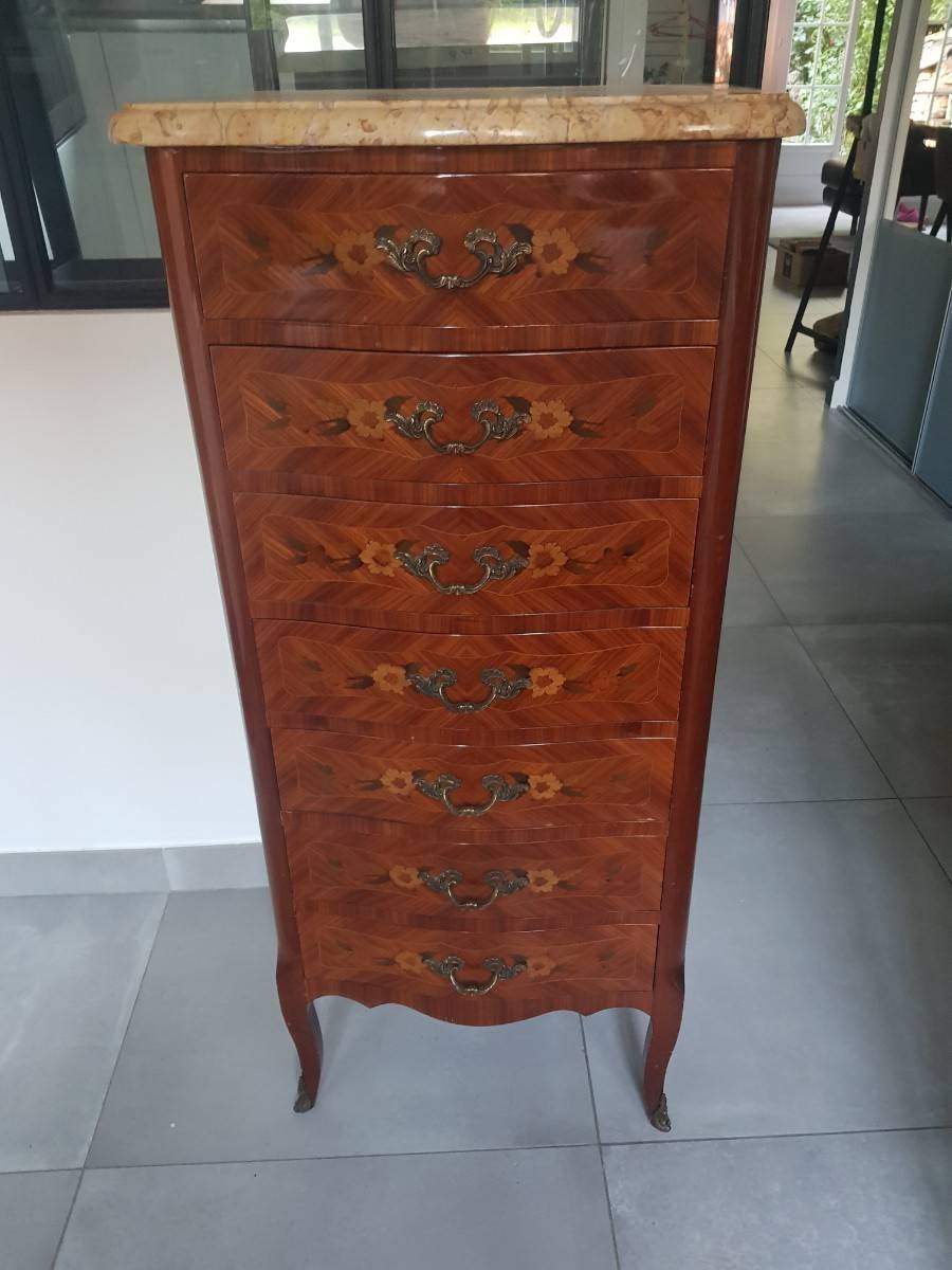 Semainier / commode Louis XV