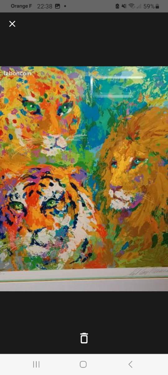 Sérigraphie Leroy Neiman, Family Portrait