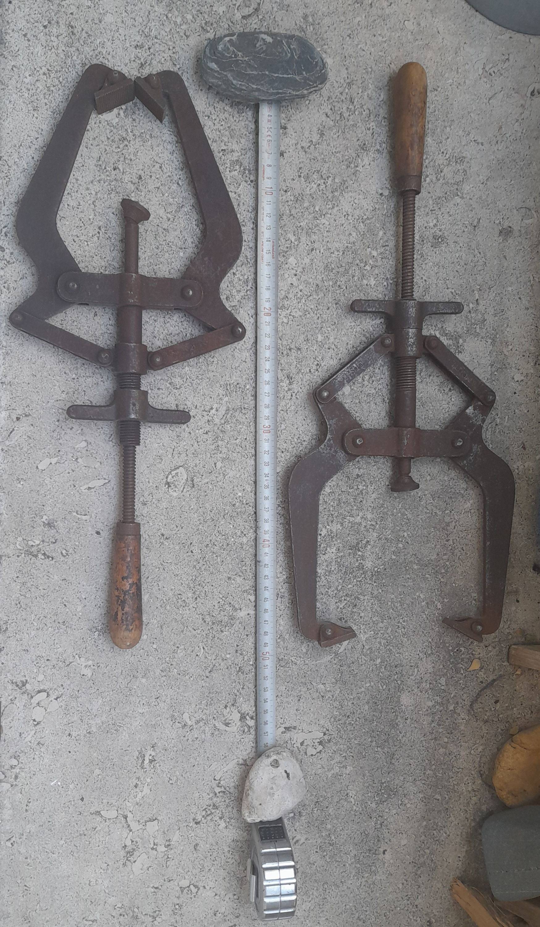 Lot de 2 serres joints anciens - bon état