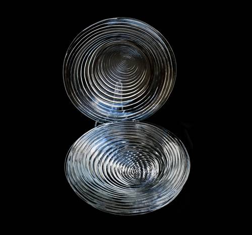 Service de 8 Assiettes Vintage • Rotor • Jan Sylwester Drost • Zabkowice • Verre • 1975