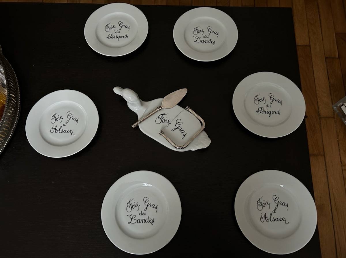 Service à foie gras « Ph. Deshoulières »