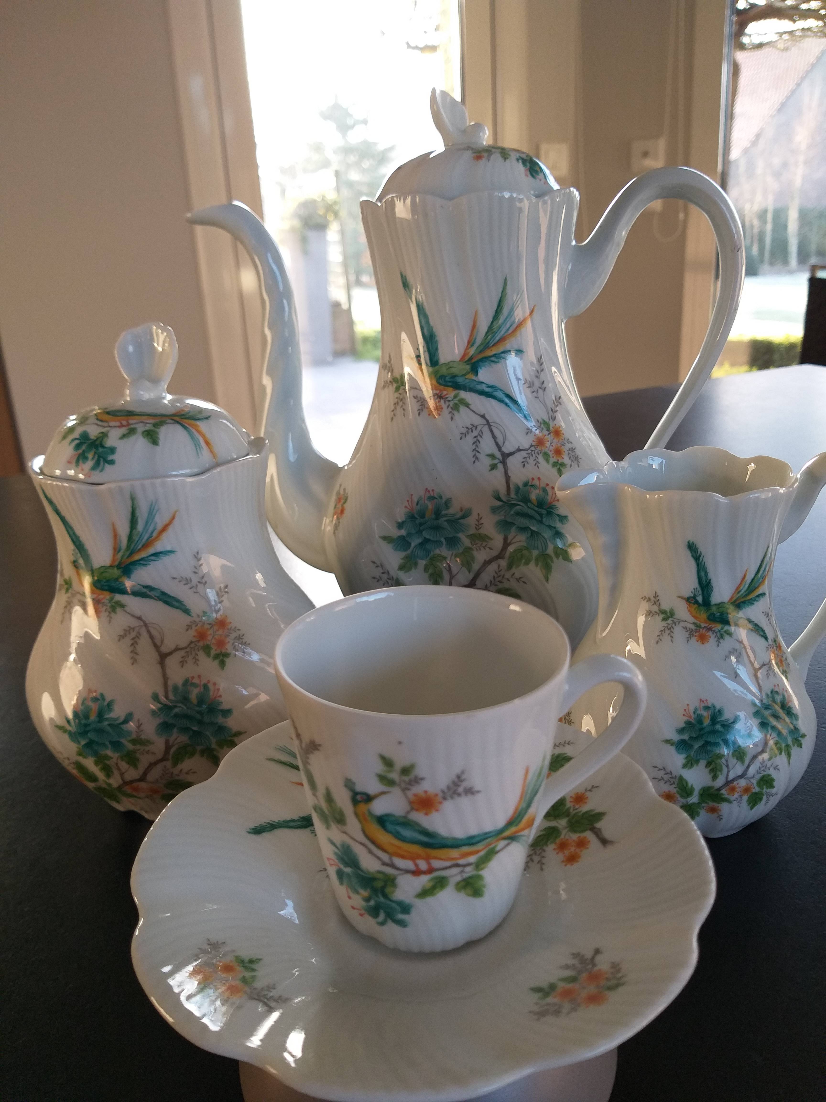 Service cafe & dessert porcelaine limoges