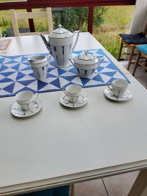 Vends service à café Art Déco Limosa