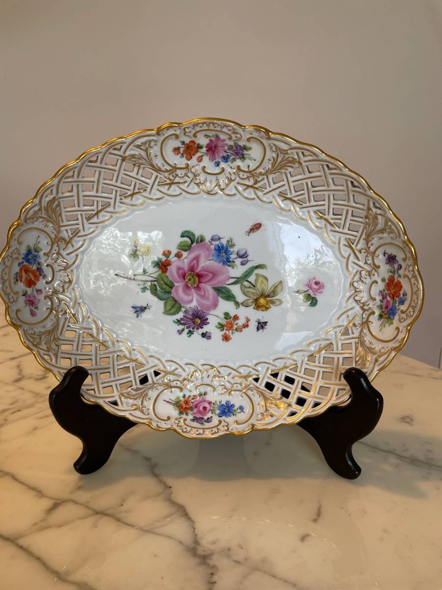 Plat de service ou panière Meissen
