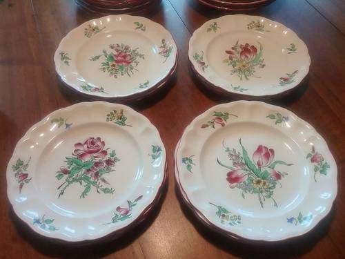 Assiettes creuses Lunéville