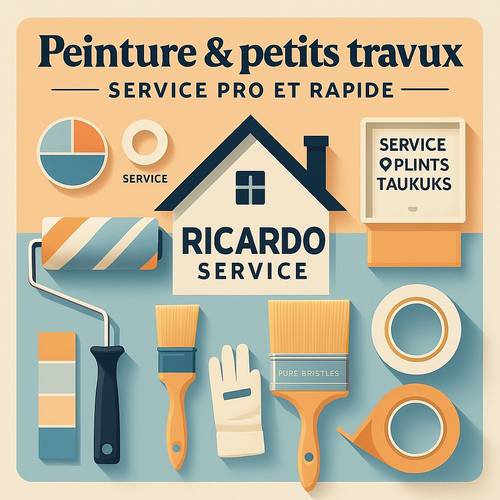 Services de peinture et petits travaux - Rapidité, qualité et soins justes !