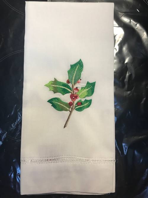 "HOUX" VALOMBREUSE Serviette invité Neuf