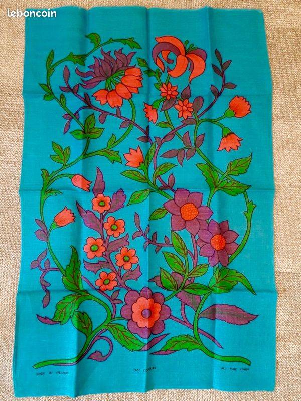 Serviette/torchon/napperon - Pur lin - Années 60-70