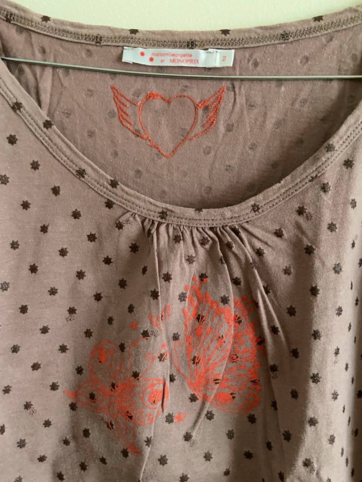 T-shirt de la marque Maison Georgette pour Monoprix