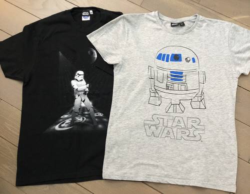Lot 2 T Shirt marque Star Wars Taille M