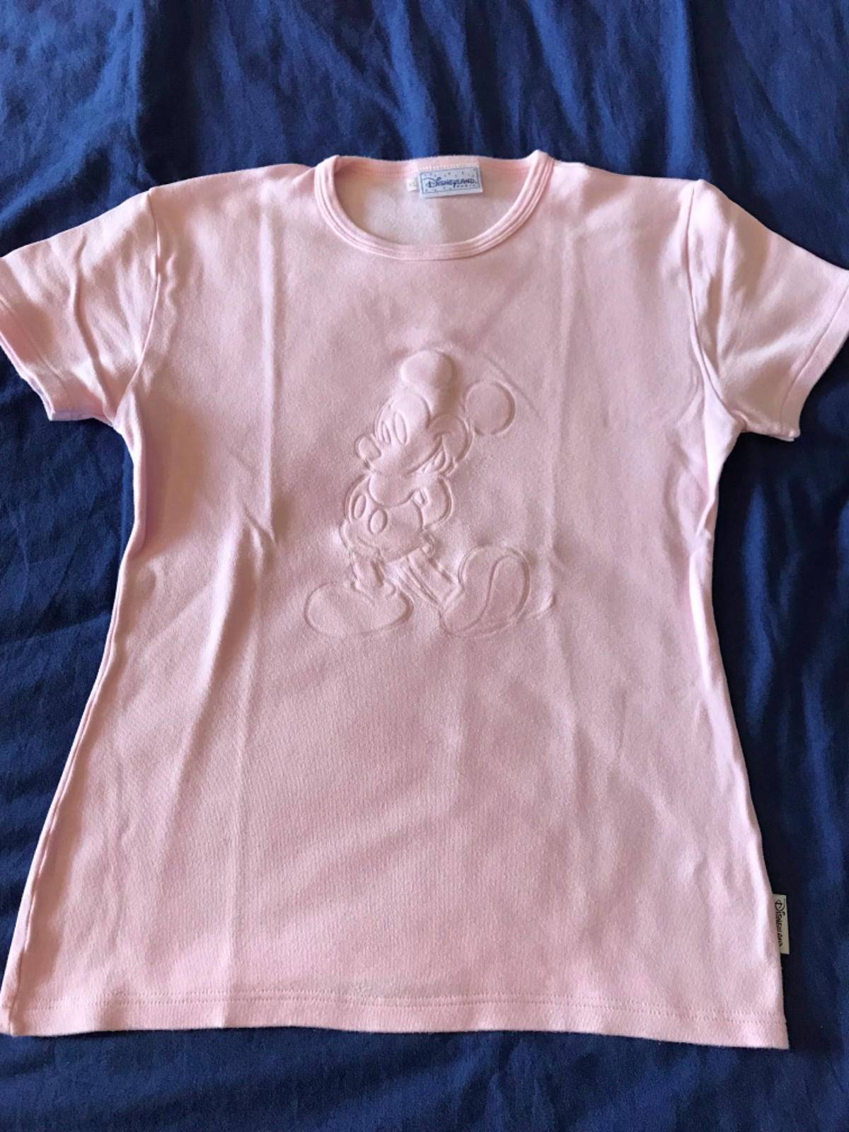 Tee-shirt rose pale Mickey Disneyland Paris excellent état taille M