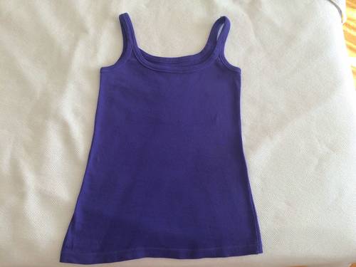 T-shirt violet en coton taille S