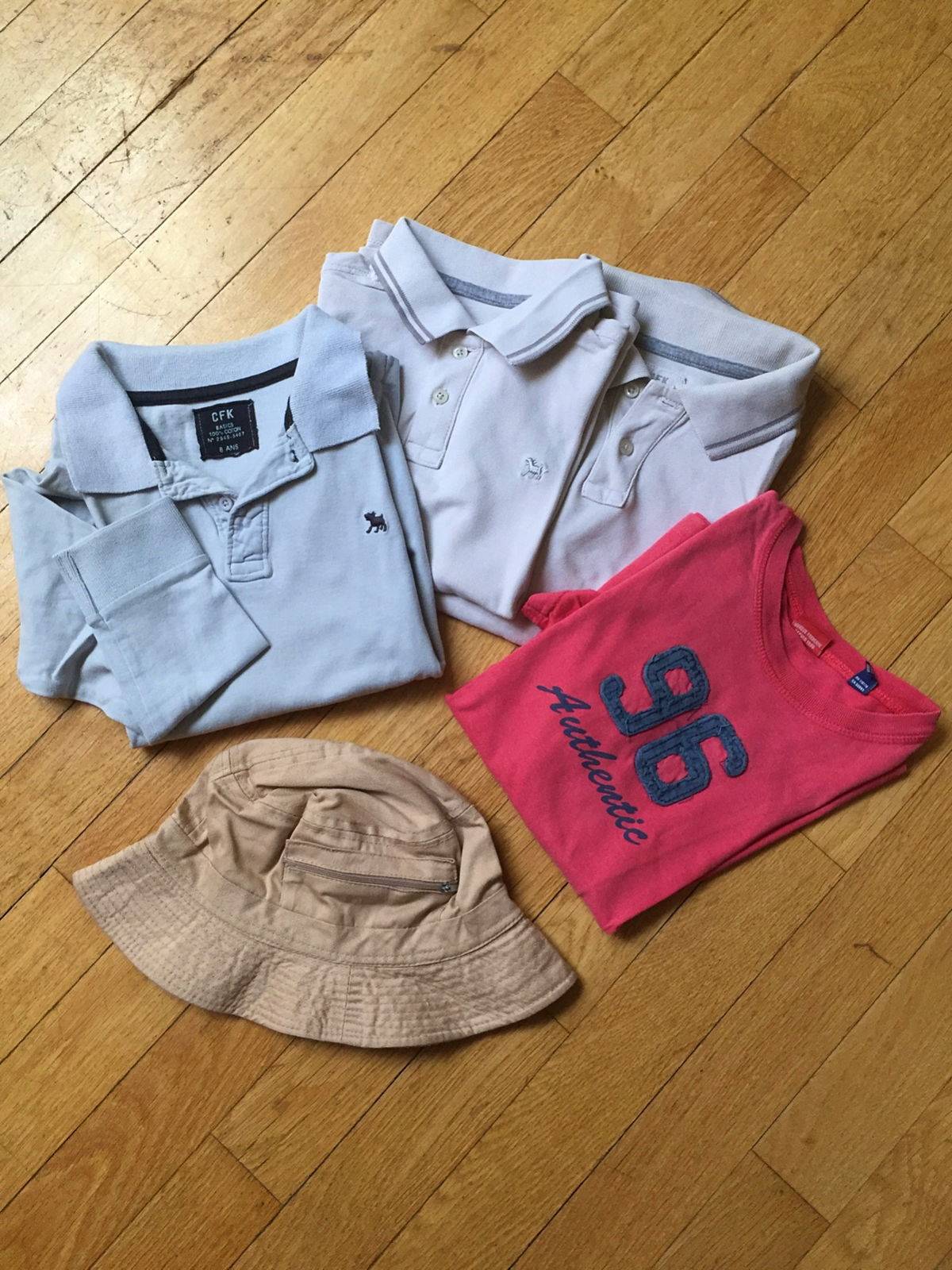 Tee shirts et polos, taille 8 ans