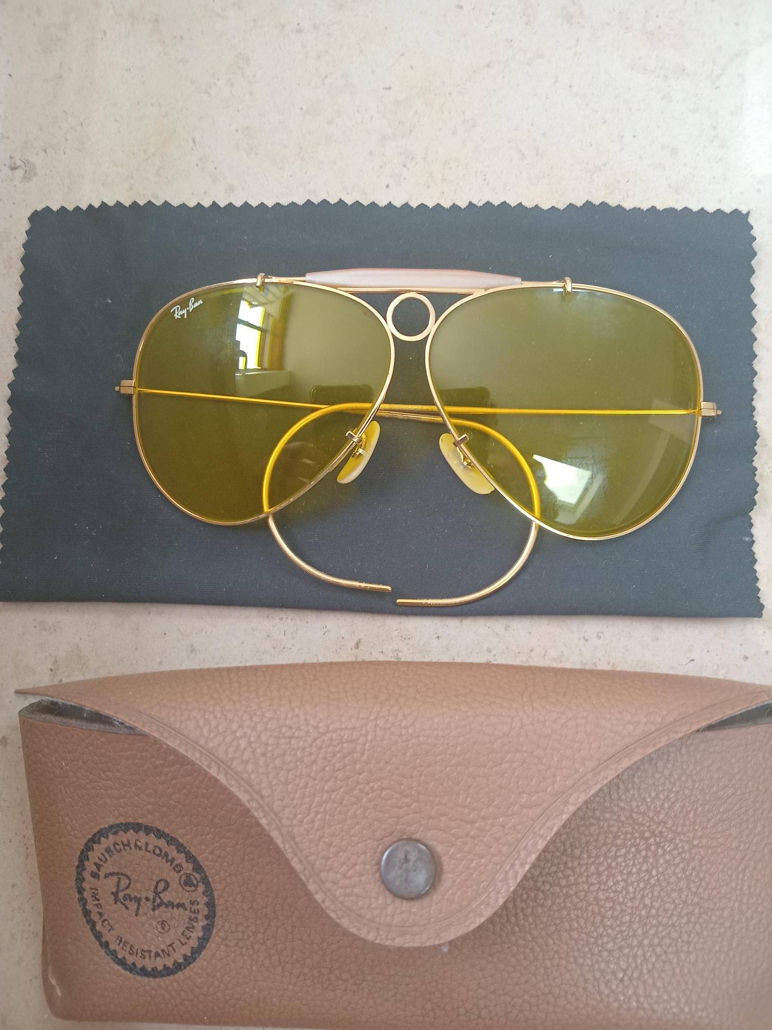 Rare ray ban shooter usa bausch lomb verre kalichrome