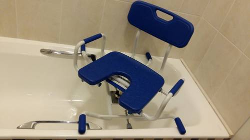 Vends siège de bain pivotant à 360° Vermeiren