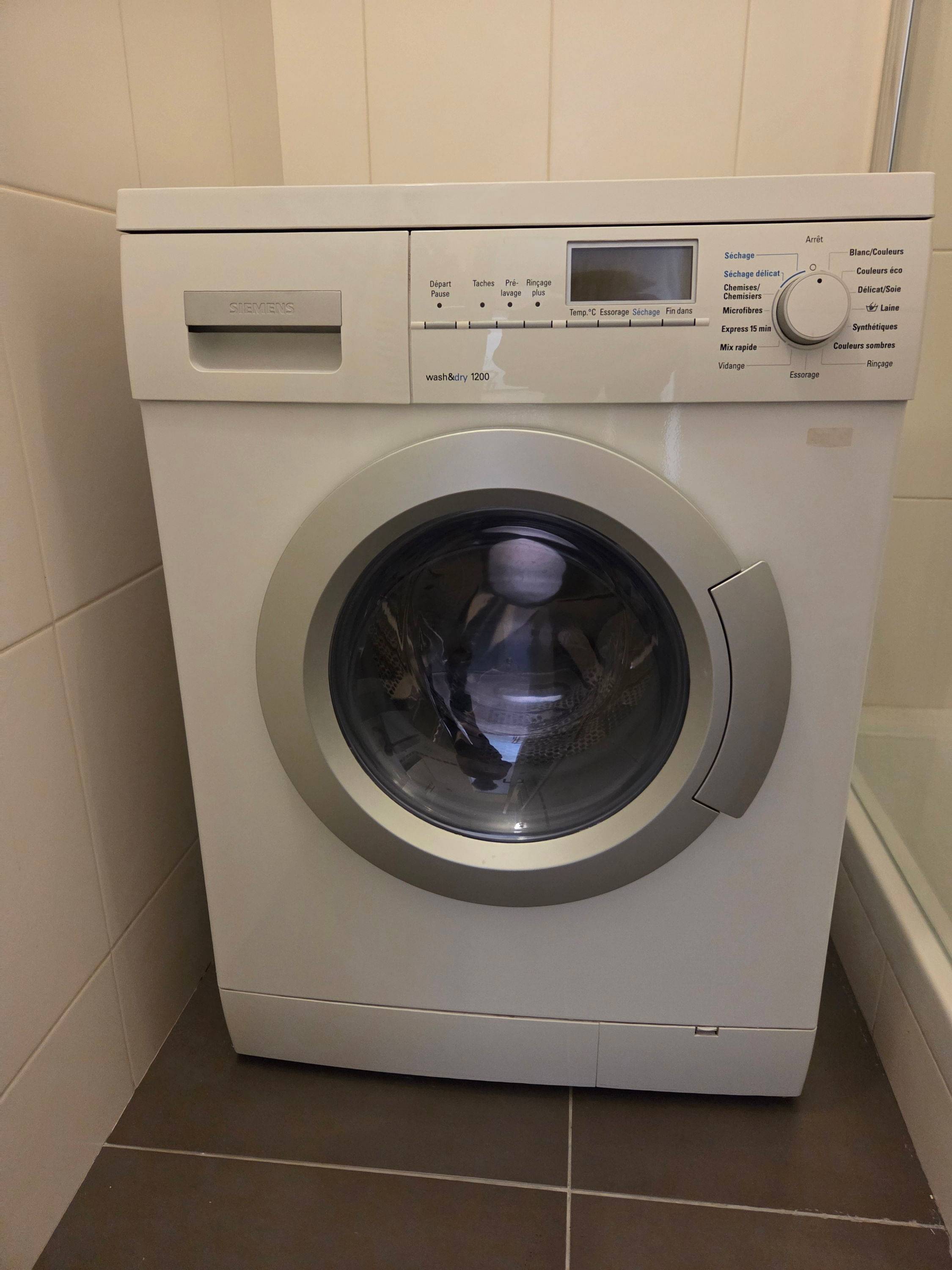 SIEMENS - Lave linge sechant Frontal