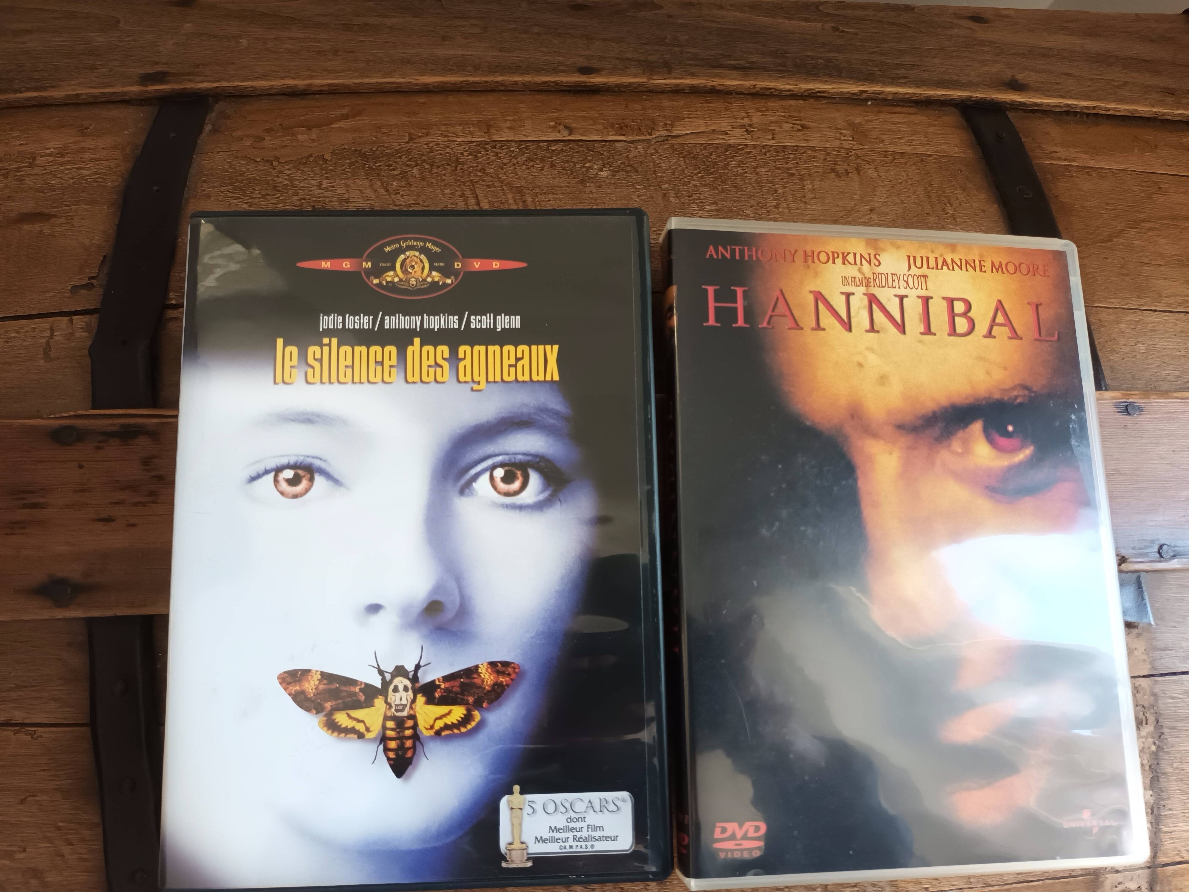 2 Dvd le silence des agneaux/ Hannibal Hopkins
